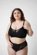 Бюстгальтер для годування AMO'D'AMO "Mery lace black" 100E Чорний - зображення 1