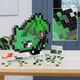 Klocki konstrukcyjne Mattel Mega Pokemon Pixel Art Bulbasaur 374 elementy (194735190836) - obraz 2