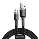 Кабель Baseus cafule Cable USB For Micro 1.5A 2M Gray+Black CAMKLF-CG1 - зображення 2