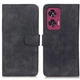 Чохол-книжка з застібкою KHAZNEH Retro Wallet для Motorola Edge 50 Fusion - Black - зображення 1