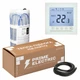 Комплект теплого пола Prime Electric PM-175 1,5 м² 263 Вт нагревательный мат с сенсорным Wi-Fi терморегулятором белым (10175-K0243) - изображение 1