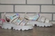 Босоножки с голографическими вставками Lilin shoes L202-6 35 (22,5 см) белые - изображение 6