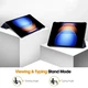 Чехол Smart Case на Xiaomi Pad 6s Pro (12.4") / чехол для планшета с функцией подставки / (розовый) - изображение 5