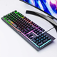 Ігровий комплект 4 в 1 з підсвічуванням RGB Gaming Миша Навушники Клавіатура Килимок - зображення 3