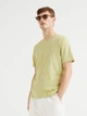 Футболка бавовняна довга чоловіча H&M 1069841_03 S Салатова (KAY2000001429280) - зображення 1