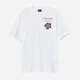 Футболка хлопковая длинная мужская H&M 0684021_03 XS Белая с принтом (KAY2000001429143) - изображение 2