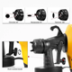 Краскопульт електричний Electric Paint Sprayer Пульверизатор 650 мл/хв для фарби 400Вт Жовтий - зображення 10