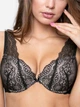 Бюстгальтер з Push-up Orhideja 176-299 70E Чорний/Піон (2991760139124) - зображення 1