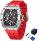 Мужские часы Pagani Design PD-1738 Silver-Red - изображение 1