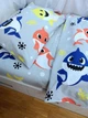 Підлітковий комплект постільної білизни "BABY SHARK ( Малюк Акула),100% бавовна Туреччина ранфорс Lux "145*215 - зображення 1