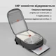 Рюкзак для путешествий Mixi Smart Travel Gray, туристический водонепроницаемый рюкзак в ручную кладь, Panalisa (84837140) - изображение 4