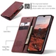 Чехол книжка с магнитом Samsung Galaxy A05s A057 CaseMe Wine (35390-42) - изображение 2