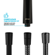 Водосберегающая душевая лейка DROP SPA3F-MULTI120BL "X-CROSS" с 3 SPA потоками - Экономия 42%, черная - изображение 7