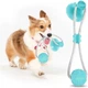 Багатофункціональна іграшка для собак канат на присоску з м'ячем Dog toy rope PULL - зображення 6