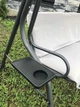 Садовая Качеля с Навесом для 3 Человек c Подстаканником Бежевая Gardenline VIP Beige 3-х местная до 220 кг с Тентом Польша - изображение 11