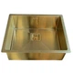 Кухонна мийка з нержавіючої сталі AquaSanita Dera DER100L-G GOLD 45x55 - зображення 1