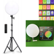 LED-лампа GS-45 RGB для фотостудії з пультом, штативом, 3000–6500K Ra95+ (2EED4D07AFC1) - зображення 1