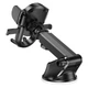 Автотримач для телефону HOCO H5 Integrity one-key car holder(center console) Black (6931474790934) - зображення 4