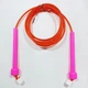 Регулируемая скоростная скакалка BAX PINK 2.7 м 151230 - изображение 3