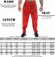 Штаны спортивные легкие Big Sam 1366 красные, размер 5XL - изображение 2