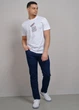 Футболка чоловіча з текстовим принтом 343006 XL Fashion Білий - зображення 4