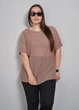 Футболка жіноча 343011 One size Fashion Бежевий - зображення 4