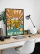 Набір вінтажних пивних постерів / 4 шт / пивний плакат / beer vintage poster - изображение 6