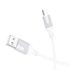 USB Кабель Borofone BX101 Creator Type-C 3A 1m, White - зображення 3