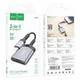 Перехідник Hoco UA25 2-in-1 card reader Lightning Колір Сірий - зображення 2
