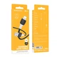 USB Borofone BX84 Lightning 2.4A Цвет Черный - изображение 3