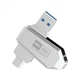 Флешка usb xo u50 usb 30 type c 128gb цвет стальной - изображение 2