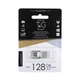 USB OTG T&G 2&1 3.0 Type C 128GB Metal 104 Колір Сталевий - зображення 2