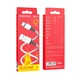 Кабель USB Borofone BX83 Silicone передачі даних USB на Type-C 1m 3A Black - зображення 4