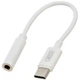 Перехідник XO NB-R161 audio adapter Type-c to 3.5mm Колір Білий - зображення 1