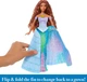 Кукла русалочка Ариэль Disney The Little Mermaid Transforming Ariel Fashion Doll DF25 - изображение 5