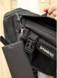 Большая мужская поясная сумка бананка для планшета Sambag 38х21 см 000305544 - изображение 9
