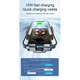 Автомобільний тримач холдер для телефону Auto open-close Transparent Wireless Charger T11 | QI 15W | Затискач - зображення 4