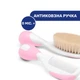 Гребінець + щітка з натуральної щетини Chicco, pink - изображение 5