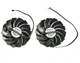 Вентилятор кулер для видеокарты MSI RTX 3050 3060 Ti 3070 Ventus 2X 95 мм PowerLogic PLD10010S12HH (PLD10010B12HH ) комплект 2 шт (№438) - изображение 3
