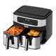 Аерофритюрниця двокамерна DMS HF-11S Duo 2400 Вт 11 л - зображення 2