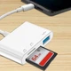 Кардридер перехідник SUNROZ для Type-C на USB та SD/TF Card Адаптер для USB-C на флешку та SD TF (A-485700) - зображення 5