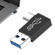 Переходник угловой плоский Type С - USB 3.1 (M/M) eXpert Type-10, металл (A-48716) - изображение 2
