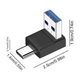 Переходник адаптер угловой USB Type-С - USB 3.1 (M/M) eXpert Type-11, металл (A-48717) - изображение 2