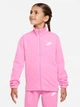 Подростковый спортивный костюм (толстовка + штаны) для девочки Nike K Nsw Club Tracksuit Poly Fz Hbr FD3067-675 158-170 см Playful Pink/Playful Pink/White (0196607053317) - изображение 3