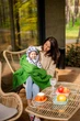 Флисовый плед Saffran 130*160 зеленый - изображение 9