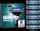 Сменные картриджи для бритья (лезвия кассеты) мужские Gillette Mach 3 кассеты 6 шт - изображение 1