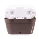 Горщик з автополивом Santino ASTI Window box 5,2 л білий-чорний (AST300WHT/BL) - зображення 7