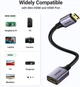 Кабель Ugreen Mini HDMI штекер to HDMI 2.0 разъем 4K 60Hz 25CM Space Gray Aluminum Shell Braided (90593) - изображение 6