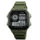 Часы наручные 1299AG SKMEI с подсветкой ARMY GREEN - изображение 2
