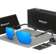 Чоловічі Сонцезахисні Поляризаційні UV400 Окуляри Авіатори Kingseven Nicesun Blue - зображення 1